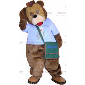 Traje de mascote de crocodilo BIGGYMONKEY™ com coroa e roupas