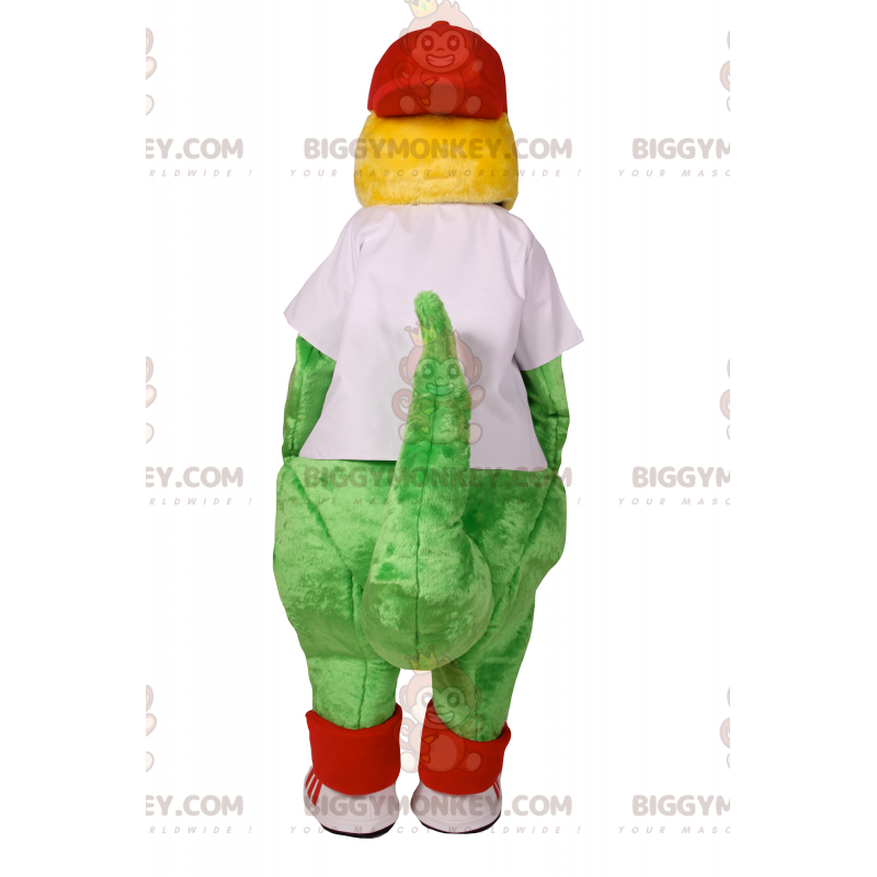 Costume da mascotte coccodrillo BIGGYMONKEY™ in abbigliamento