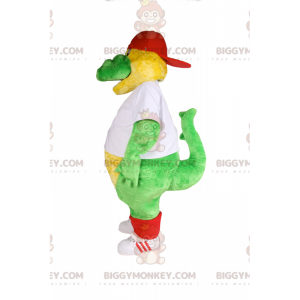 Costume da mascotte coccodrillo BIGGYMONKEY™ in abbigliamento