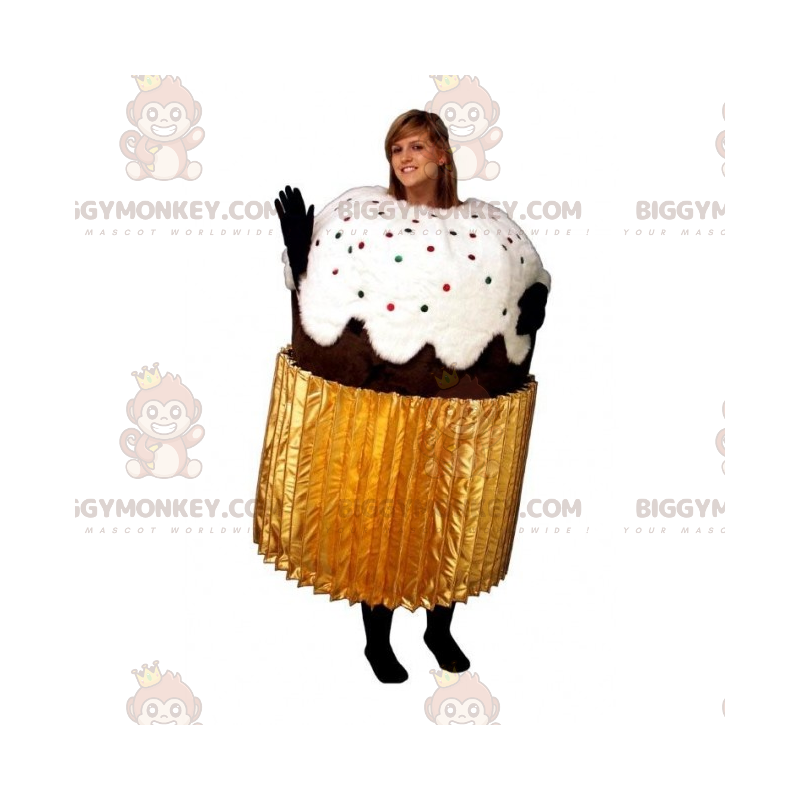 Chokolade Cupcake BIGGYMONKEY™ maskot kostume - Biggymonkey.com