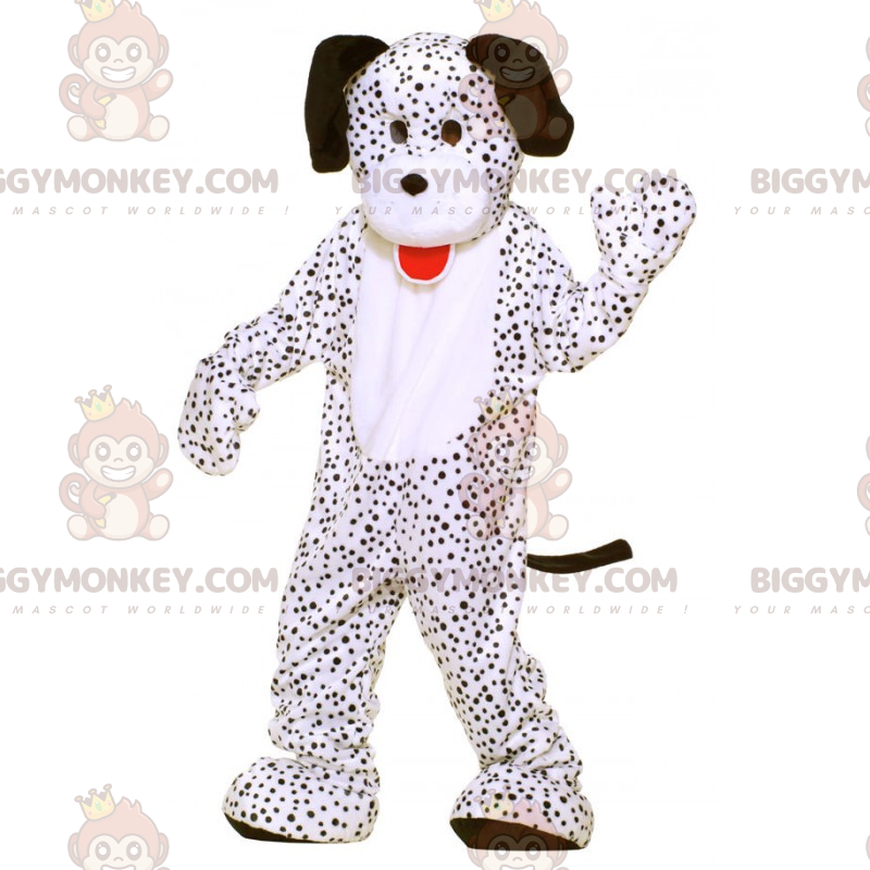 Fantasia de mascote BIGGYMONKEY™ dálmata com orelhas pretas –