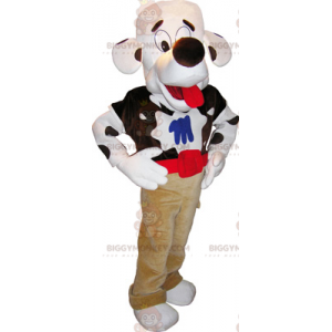 Costume da mascotte dalmata in pantaloni BIGGYMONKEY™ -