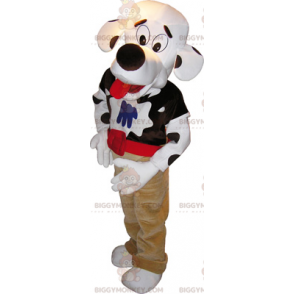 Dalmatiër in broek BIGGYMONKEY™ mascottekostuum -