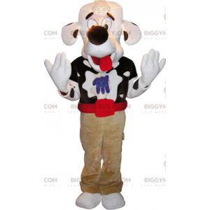 Disfraz de dálmata con pantalones BIGGYMONKEY™ para mascota -