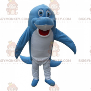 Blauer Delphin BIGGYMONKEY™ Maskottchenkostüm - Biggymonkey.com