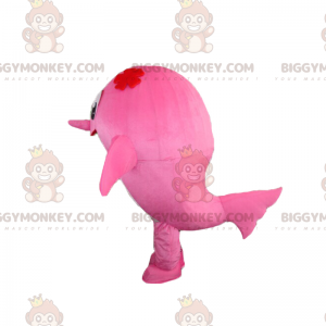 Fantasia de mascote de golfinho rosa BIGGYMONKEY™ –