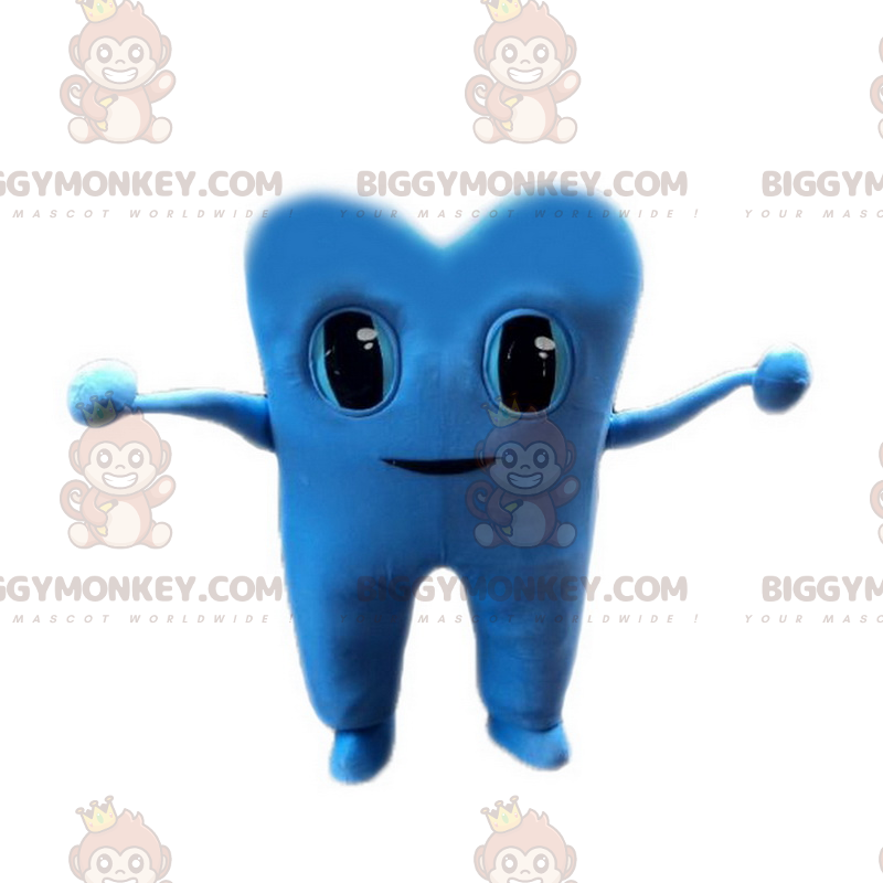 Costume de mascotte BIGGYMONKEY™ de dent bleu - Biggymonkey.com