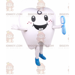 Disfraz de mascota BIGGYMONKEY™ Diente Sonriente -