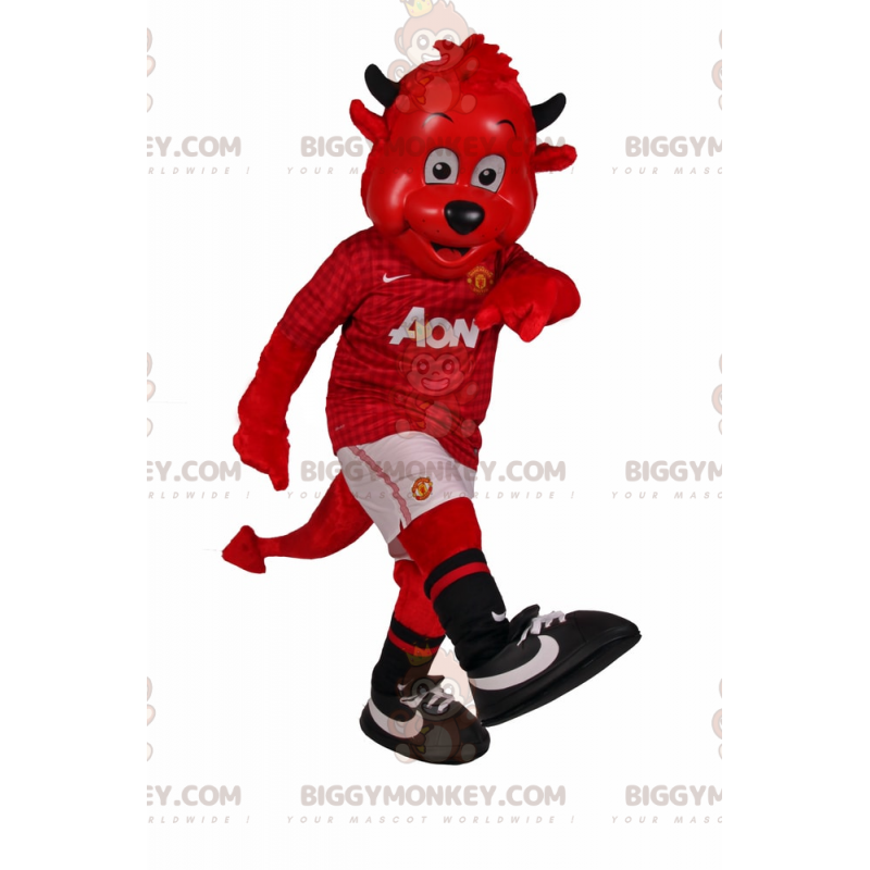 Costume da mascotte Imp BIGGYMONKEY™ in costume da calcio -