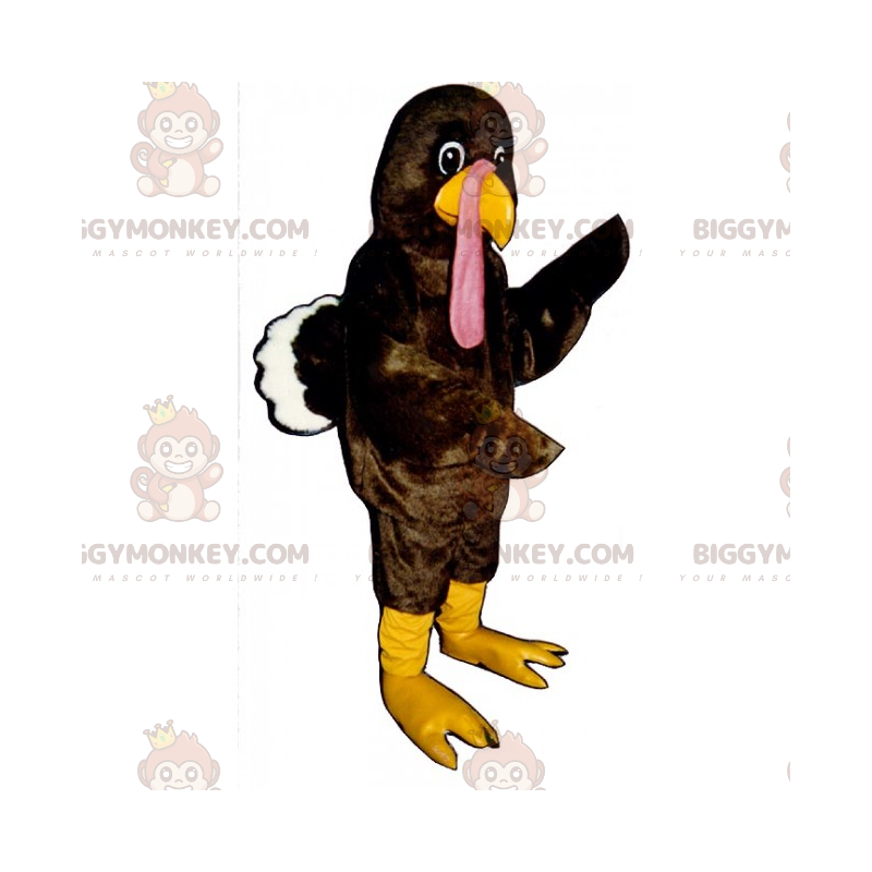 Soft Plumage Turkey BIGGYMONKEY™ Mascot Costume –