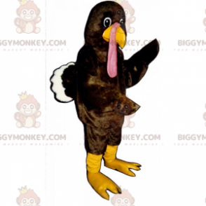 Costume da mascotte Turchia BIGGYMONKEY™ dal piumaggio morbido