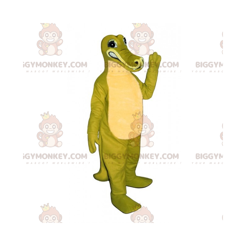 BIGGYMONKEY™ Dino-mascottekostuum met lange snuit -