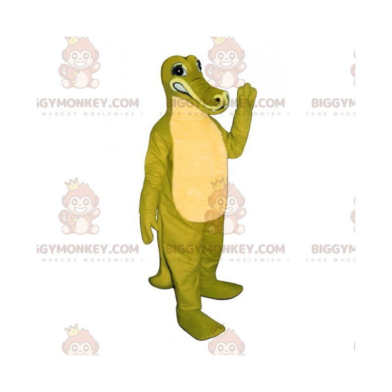 BIGGYMONKEY™ Dino-Maskottchen-Kostüm mit langer Schnauze -