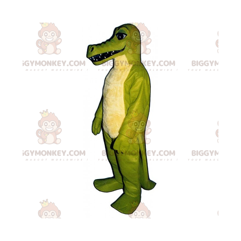 Groot getande Dino BIGGYMONKEY™ mascottekostuum -