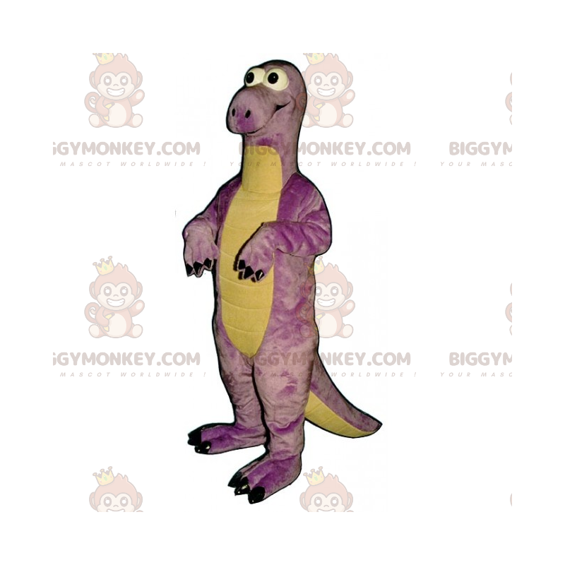 Rundäugiges Dino BIGGYMONKEY™ Maskottchenkostüm -