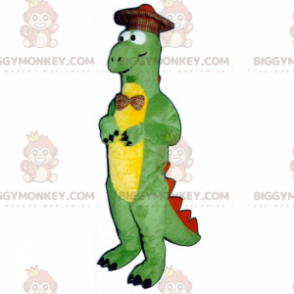 Costume de mascotte BIGGYMONKEY™ de dino avec chapeau écossais