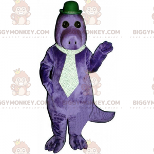 Traje de mascote de dinossauro BIGGYMONKEY™ com gravata e