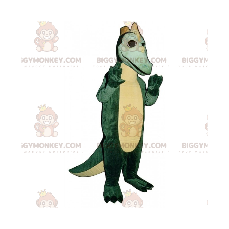 Costume da mascotte Dino BIGGYMONKEY™ con piccole corna -