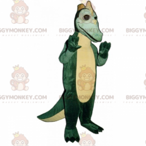 Dino BIGGYMONKEY™ maskotdräkt med små horn - BiggyMonkey maskot