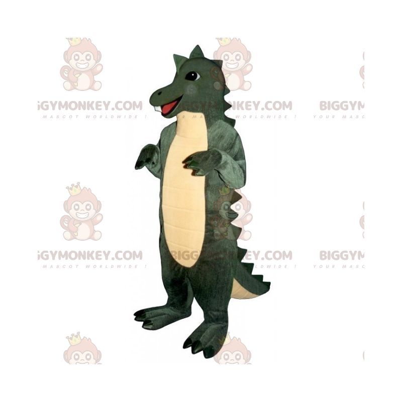 Costume da mascotte Dino BIGGYMONKEY™ sorridente con simpatico