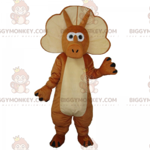 Costume da dinosauro BIGGYMONKEY™ mascotte - Triceratopo -