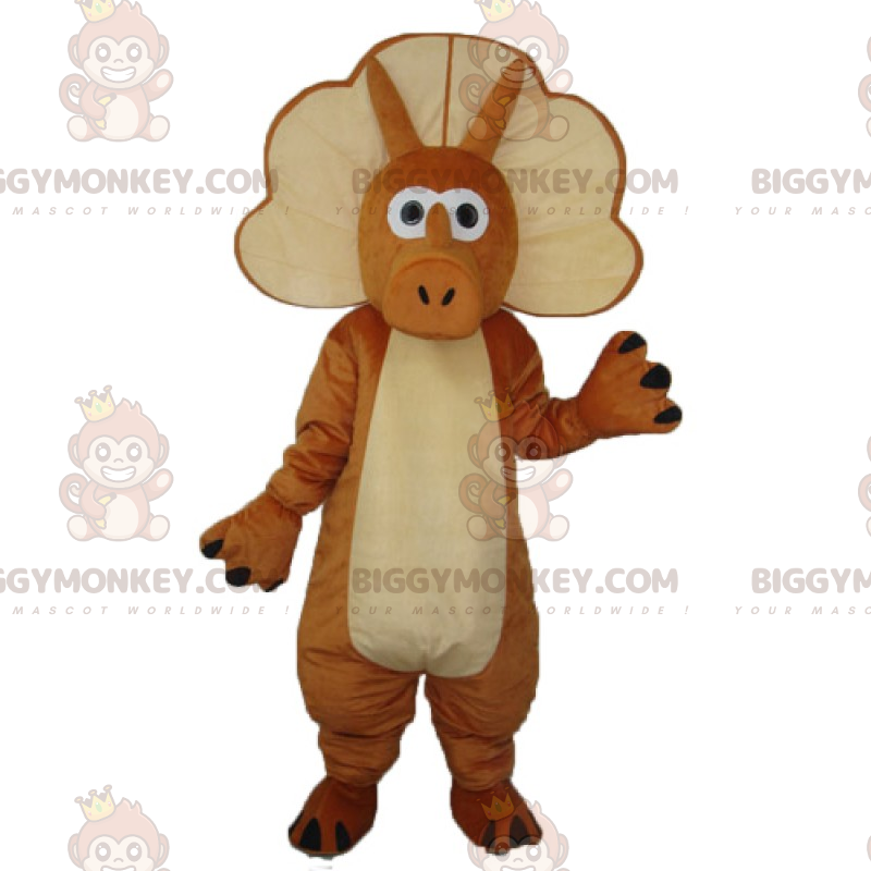 Disfraz de mascota dinosaurio BIGGYMONKEY™ - Triceratops -