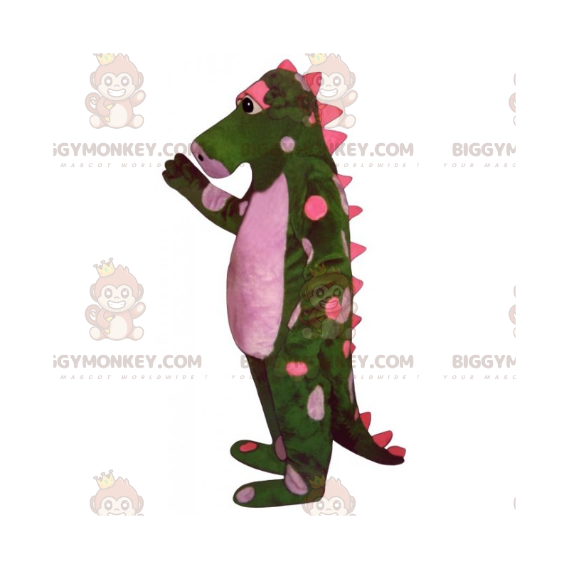 Polka Dot Dinosaur BIGGYMONKEY™ Maskotdräkt - BiggyMonkey maskot