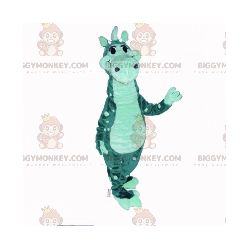 Costume de mascotte BIGGYMONKEY™ de dinosaure a pois bicolore -