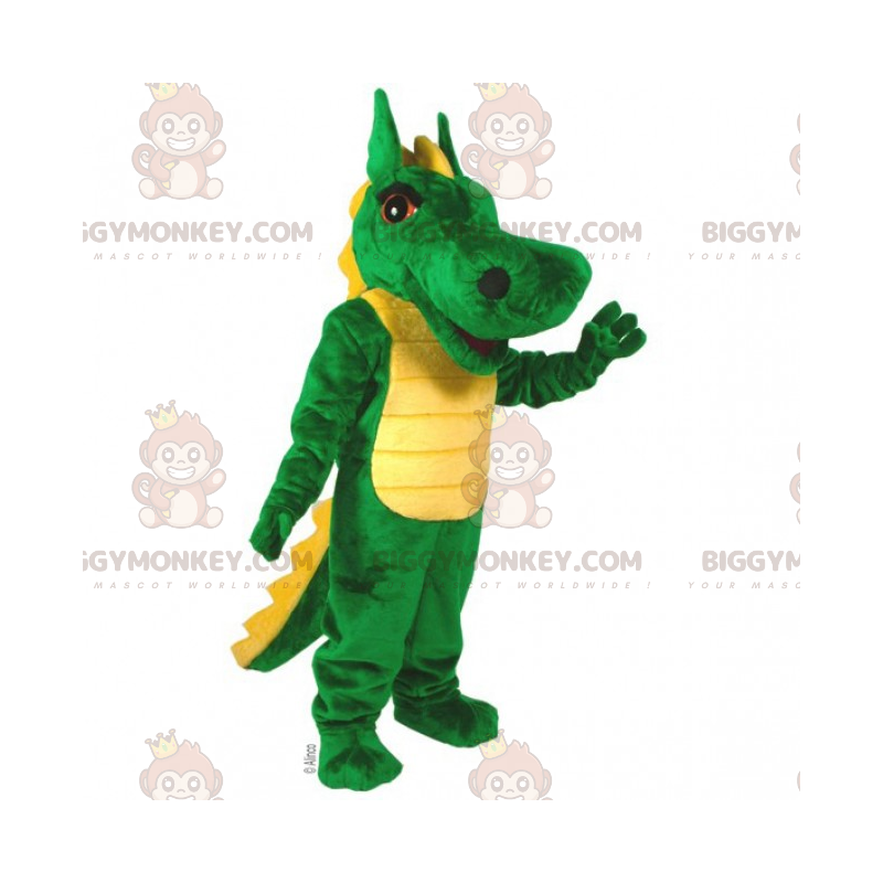 Dinosaurus BIGGYMONKEY™ mascottekostuum met lange neus -