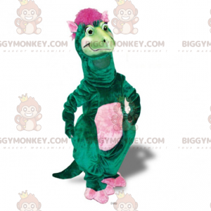 Costume da mascotte BIGGYMONKEY™ dinosauro dai capelli rosa -