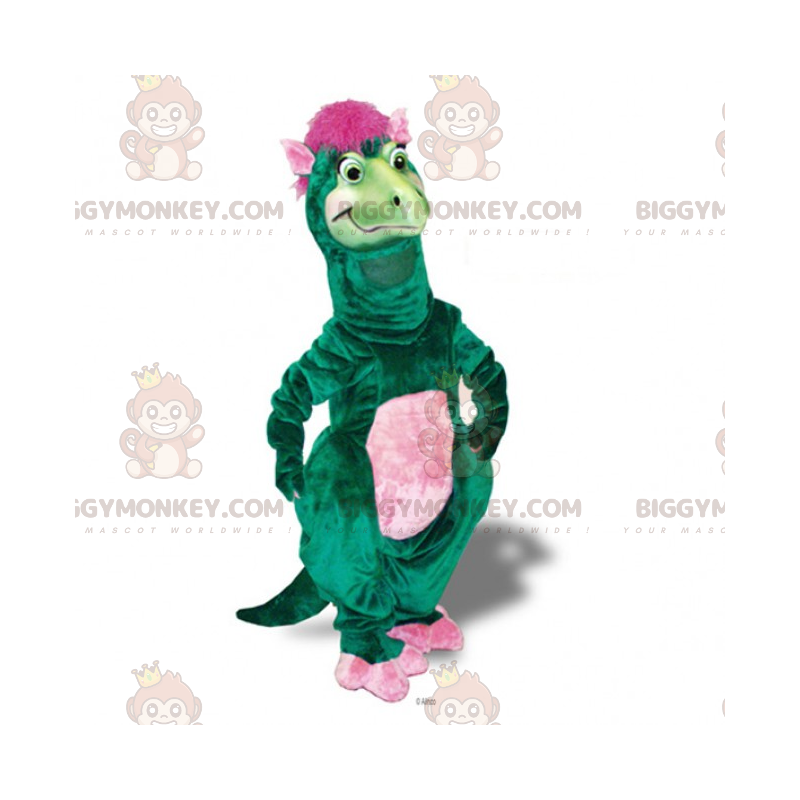 Fantasia de mascote BIGGYMONKEY™ de dinossauro Cortar L (175-180CM)