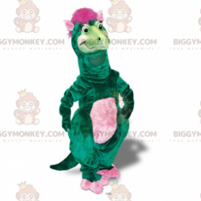 Kostým maskota růžovovlasého dinosaura BIGGYMONKEY™ –