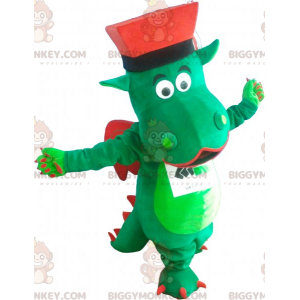 Dinosaur BIGGYMONKEY™ maskotkostume med hat - Biggymonkey.com