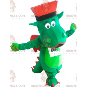 Kostým maskota dinosaura BIGGYMONKEY™ s kloboukem –