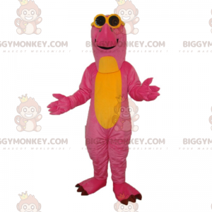 Costume da mascotte da dinosauro BIGGYMONKEY™ con occhiali da