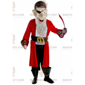 Traje de mascote de pirata barbudo BIGGYMONKEY™ com roupa