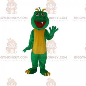 Dinosaur BIGGYMONKEY™ maskottiasu hampaalla - Biggymonkey.com