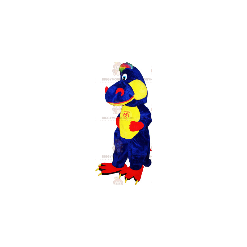 Costume de mascotte BIGGYMONKEY™ de dinosaure bicolore -
