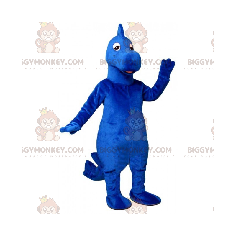 Blue Dinosaur BIGGYMONKEY™ maskottiasu - Biggymonkey.com