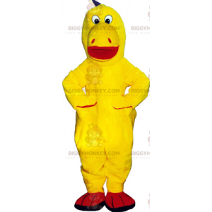 Disfraz de mascota dinosaurio amarillo BIGGYMONKEY™ -