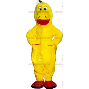 Costume de mascotte BIGGYMONKEY™ de dinosaure jaune -