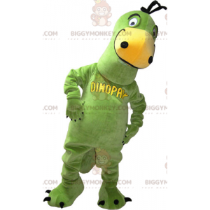 Costume da mascotte BIGGYMONKEY™ da dinosauro verde -