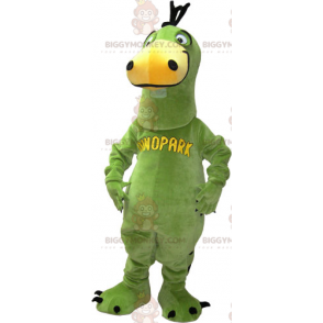 Costume de mascotte BIGGYMONKEY™ de dinosaure vert -