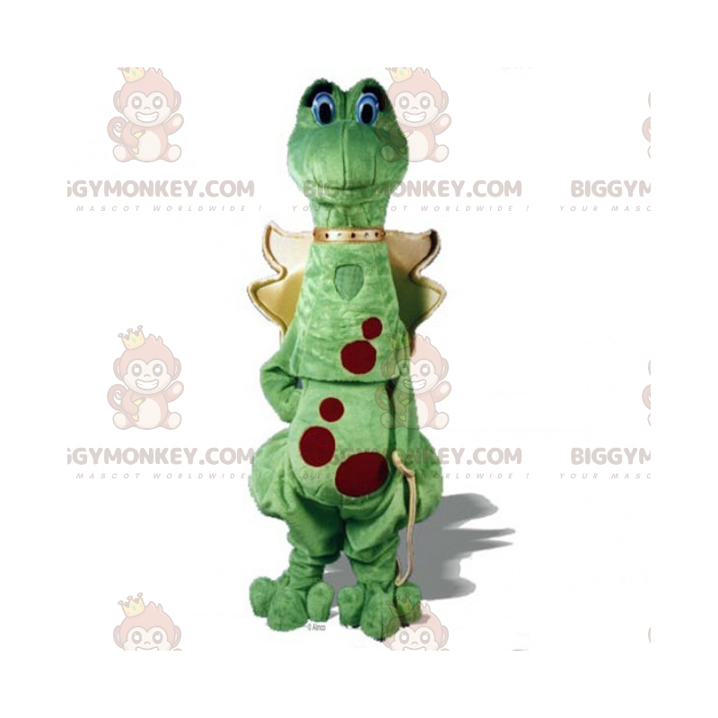 Golden Winged Dragon BIGGYMONKEY™ Mascot Costume -
