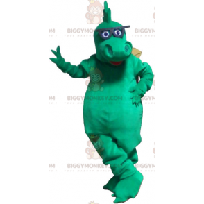 Costume de mascotte BIGGYMONKEY™ de dragon avec des lunettes -