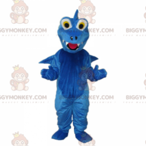 Costume da mascotte drago blu BIGGYMONKEY™ - Biggymonkey.com