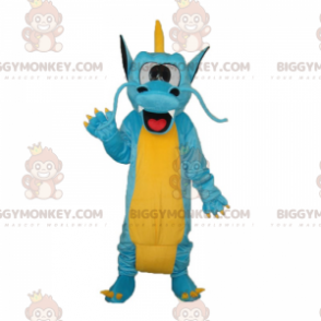 Lächelnder chinesischer Drache BIGGYMONKEY™ Maskottchenkostüm -