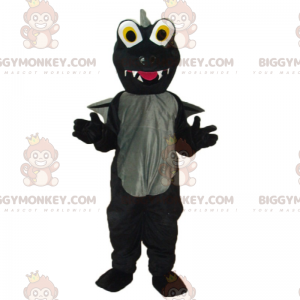 Costume da mascotte Big Eyes Black and Grey Dragon BIGGYMONKEY™