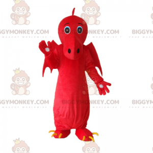 Costume da mascotte Big Wings Red Dragon BIGGYMONKEY™ -