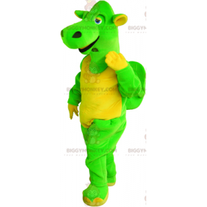 Traje de mascote do Dragão Verde BIGGYMONKEY™ – Biggymonkey.com